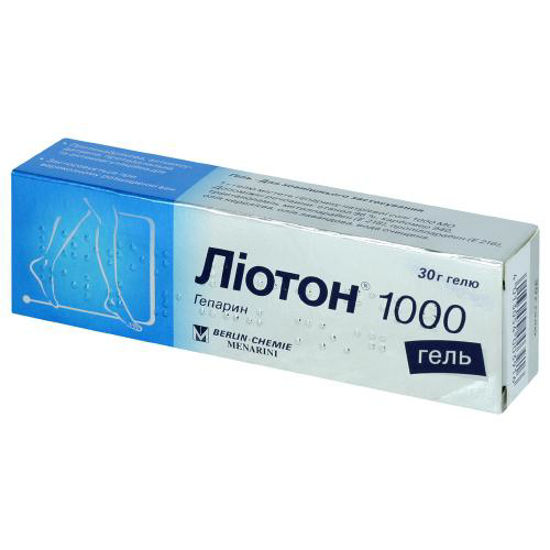 Лиотон 1000 гель 30г
